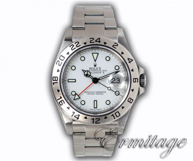 Pre-Owned Rolex Explorer II 16570 24 Hour Display